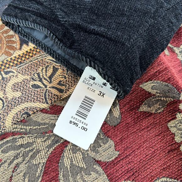 NWT Draper’s & Damon’s Tapestry Patchwork Jacket Black Multi Lined Size 3X - Picture 7 of 8